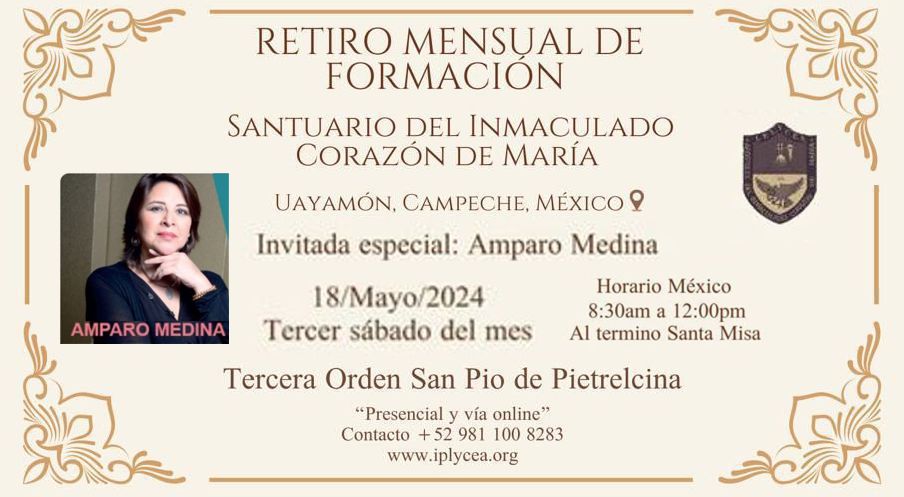 Retiro de Formación | SÁBADO 18 de mayo – PRESENCIAL & EN LINEA