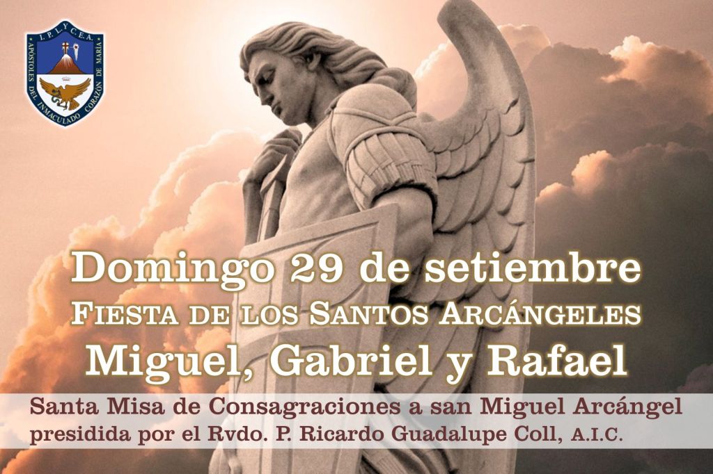 29 de setiembre: misa de san Miguel Arcángel